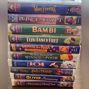 Pick 2 Disney VHS 2/$10 with $5.95 Shipping (send selections after purchase)